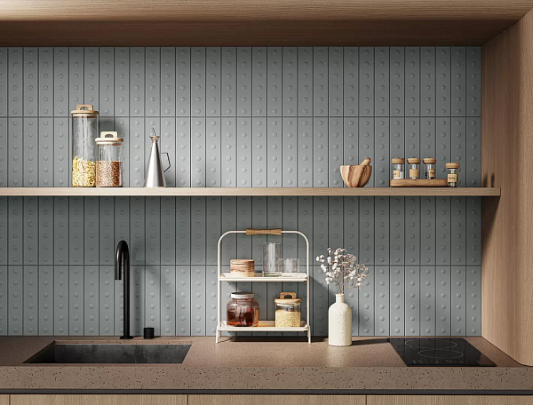 Керамическая плитка Kerama Marazzi Медина 1 KM26391 серая матовая структура 6x28.5 в Уфе — купить с доставкой | Nova