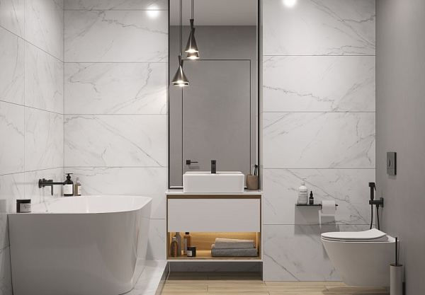 Керамический гранит Meissen Keramik Dream белый 44.8x89.8 в Уфе — купить с доставкой | Nova