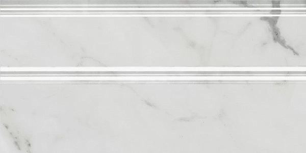 Плинтус Kerama Marazzi FMA033R Коррер белый глянцевый обрезной 30х60 в Уфе — купить с доставкой | Nova