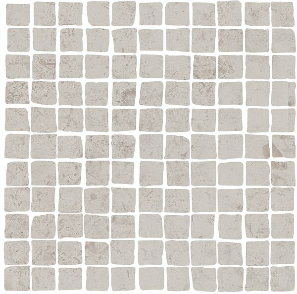 Керамогранитная мозаика Kerama Marazzi Про Лаймстоун Спакко MBS003 серый светлый матовый 20х20 в Уфе — купить с доставкой | Nova