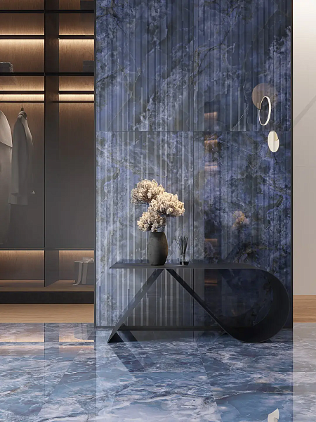 Керамический гранит Kerama Marazzi Сен-Тропе KM6060G0752R синий лаппатированный обрезной 60x60x0,9 в Уфе — купить с доставкой | Nova