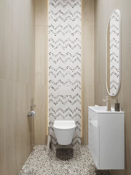 Керамический гранит Kerama Marazzi Монтиони SG511520R бежевый светлый матовый обрезной 20х119,5 в Уфе — купить с доставкой | Nova