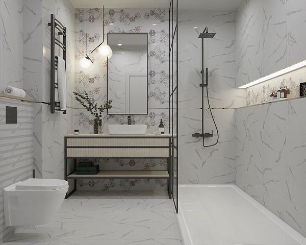 Керамическая плитка Киана TP3670H2 декор 2 полоса в Уфе — купить с доставкой | Nova