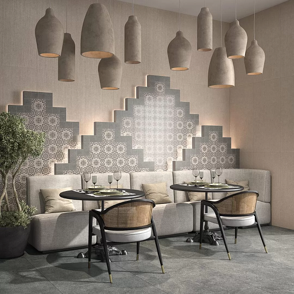 Керамический декор Kerama Marazzi Касабланка KMD3STA046GN бежевый светлый матовый 20x20x0.8 в Уфе — купить с доставкой | Nova