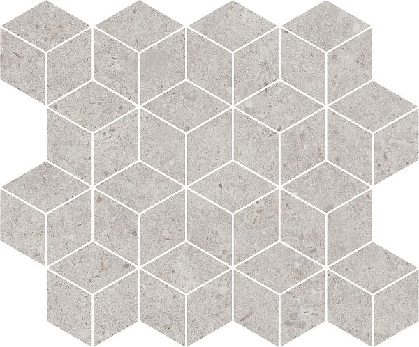 Керамический декор Kerama Marazzi Риккарди T017/14053 мозаичный серый светлый матовый 45x37,5 в Уфе — купить с доставкой | Nova