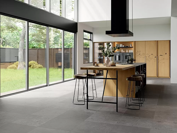 Керамический гранит Kerama Marazzi Про Лаймстоун DD640920R серый натуральный обрезной 60х60 см в Уфе — купить с доставкой | Nova