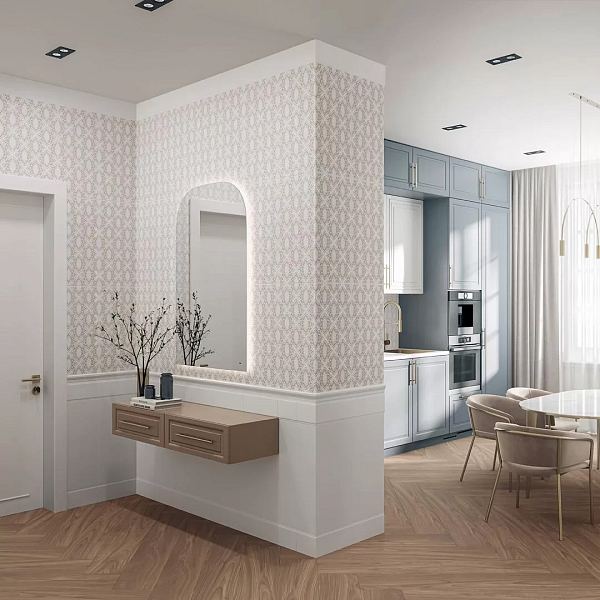Керамическая плитка Kerama Marazzi 11249R Флориан 2 белый матовый обрезной 30х60 в Уфе — купить с доставкой | Nova