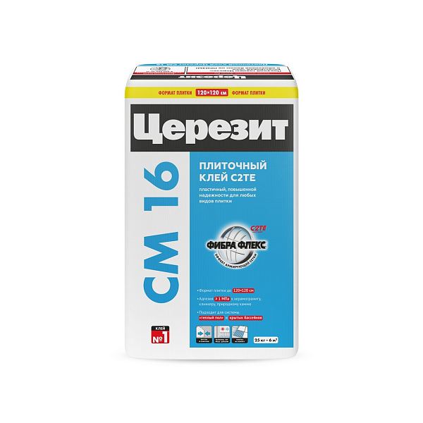 Клей Церезит CM16 25 кг в Уфе — купить с доставкой | Nova