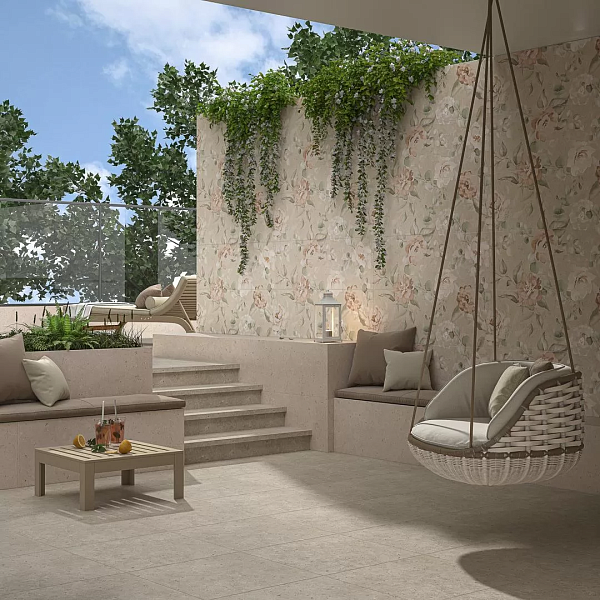 Керамический гранит Kerama Marazzi Риккарди SG653820R бежевый матовый обрезной 60х60 в Уфе — купить с доставкой | Nova