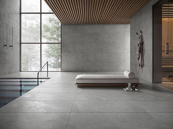 Керамический гранит Vitra АрдэСтоун Серый K948700R матовый 600х1200 в Уфе — купить с доставкой | Nova
