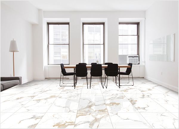 Керамический гранит MAIMOON CERAMICA STATUARIO CAFÉ GOLD PG полированный 60х120 в Уфе — купить с доставкой | Nova