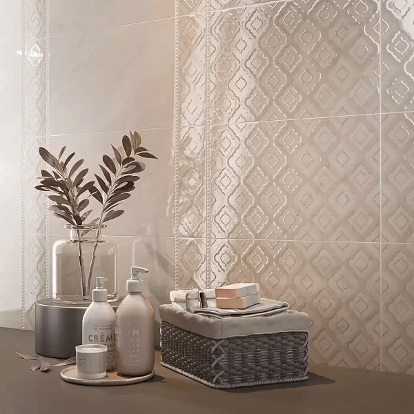 Керамическая плитка Kerama Marazzi Винетта 6436 бежевый глянцевый 25х40 в Уфе — купить с доставкой | Nova
