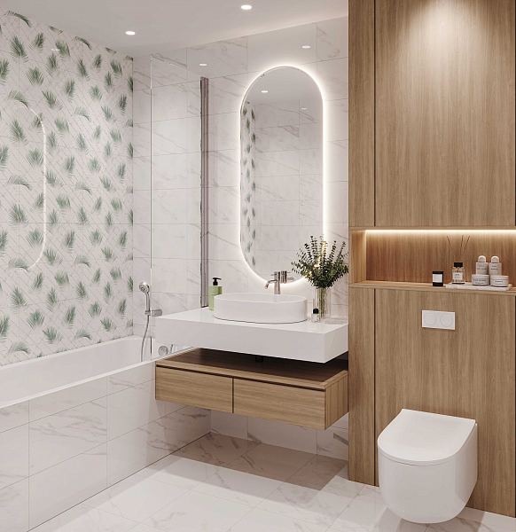 Керамическое панно Axima Сингапур D2 50x50 из 2-ух плиток 25x50 в Уфе — купить с доставкой | Nova