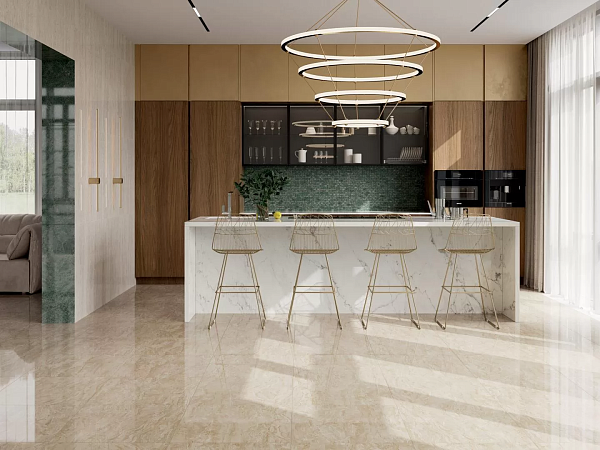 Керамический гранит Kerama Marazzi Эвора SG647822R бежевый лаппатированный обрезной 60x60 в Уфе — купить с доставкой | Nova