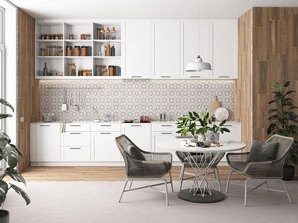 Керамический гранит Lasselsberger Ceramics Винтаж Вуд 6260-0021 (ст. арт. 6060-0288) 30х60 коричневый в Уфе — купить с доставкой | Nova