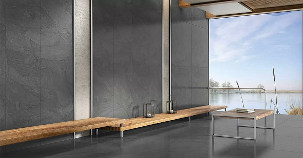 Керамический гранит Kutahya Seramik Atlantis Anthracite  60х120  матовый в Уфе — купить с доставкой | Nova