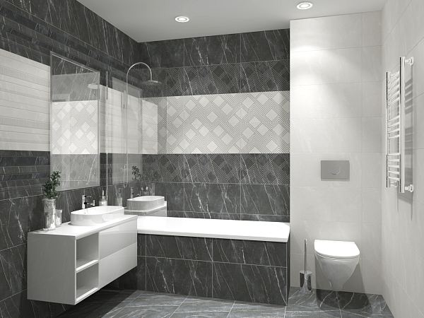 Керамический декор Azori Hygge Light Cristal 315x630 в Уфе — купить с доставкой | Nova