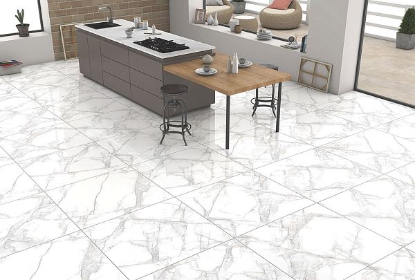 Керамический гранит Primavera Arena White 60х60 PR114 полированный в Уфе — купить с доставкой | Nova