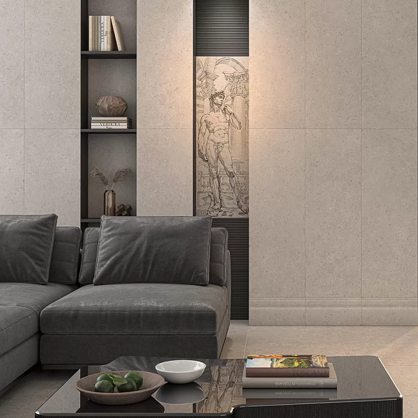 Керамический гранит Kerama Marazzi Риккарди SG540620R бежевый матовый обрезной 60х119,5 в Уфе — купить с доставкой | Nova