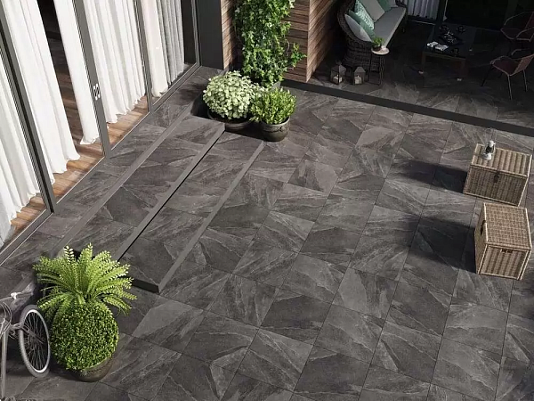 Керамический гранит Estima Камень Onlygres Серый SOG501 противоскользящий 60x60х2 в Уфе — купить с доставкой | Nova