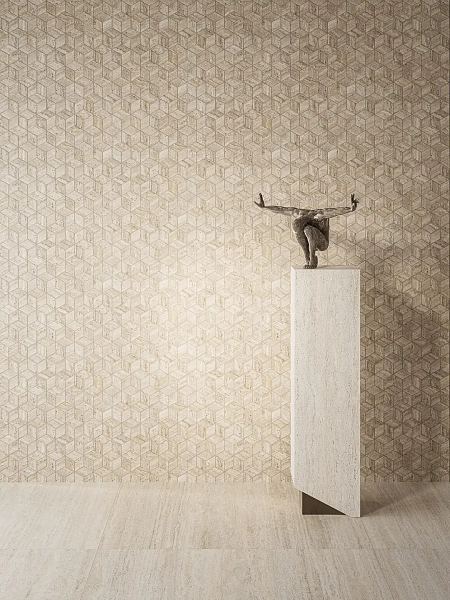 Керамический гранит Kerama Marazzi Про Травертин KM6012G1071R20 бежевый матовый обрезной 60x119,5x2 в Уфе — купить с доставкой | Nova