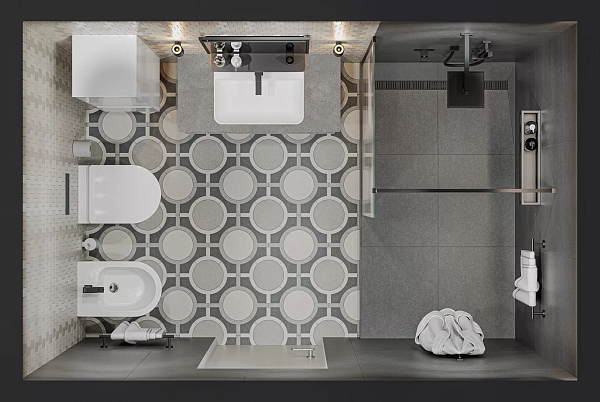 Керамический гранит Kerama Marazzi Джиминьяно DD642622R антрацит лаппатированный обрезной 60х60 в Уфе — купить с доставкой | Nova