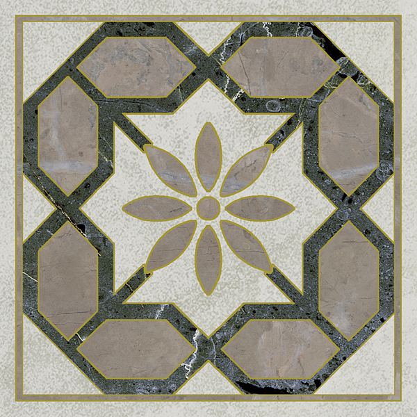 Керамическая вставка Kerama Marazzi Серенада OS\A283\SG606220RL 1 лаппатированный обрезной 7,2x7,2 в Уфе — купить с доставкой | Nova