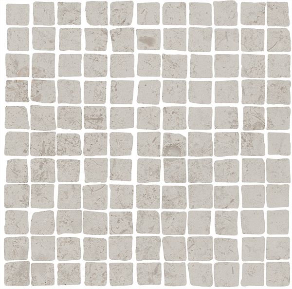 Керамогранитная мозаика Kerama Marazzi Про Лаймстоун Спакко MBS003 серый светлый матовый 20х20 в Уфе — купить с доставкой | Nova