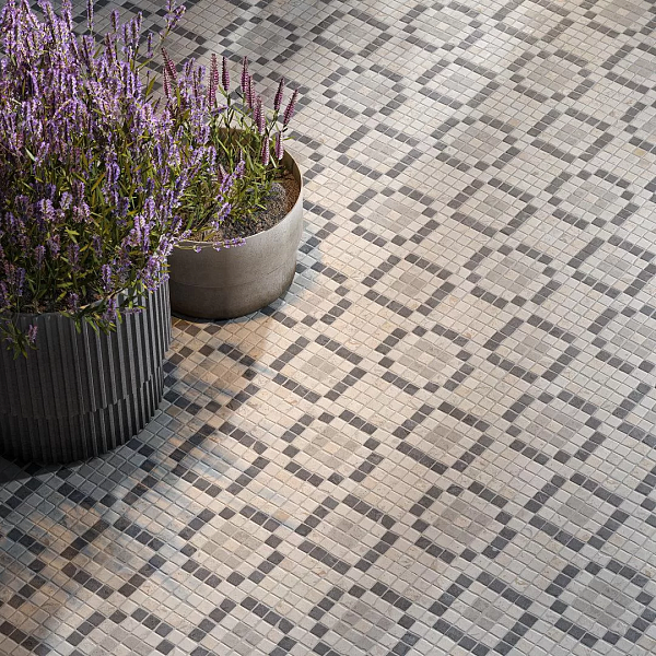 Керамогранитная мозаика Kerama Marazzi Про Лаймстоун Спакко MBS007 1 матовый  20х20 в Уфе — купить с доставкой | Nova