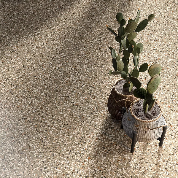 Керамический гранит Kerama Marazzi Бричиола SG653322R бежевый лаппатированный обрезной 60х60 в Уфе — купить с доставкой | Nova