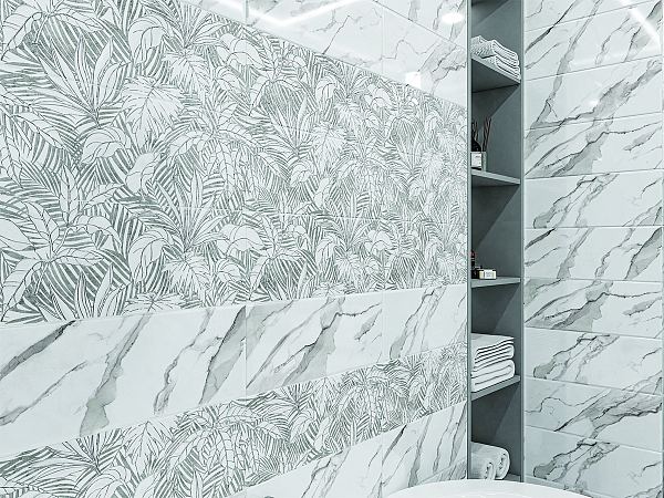 Керамическое панно Azori Polar 40,2x50,5 из частей 20,1x50,5 в Уфе — купить с доставкой | Nova